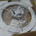 24'' Ceiling Fan with Light Fandelier Flush Mount Low Profile Wood Ceiling Fan with Dimmable LED Light 3 Color 6 Speeds