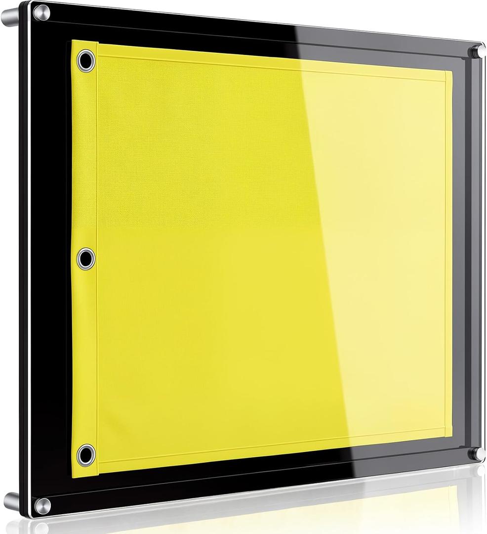Hicarer Acrylic Golf Flag Display Frame Holds up to 14 x 20 Inch Golf Flags