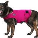 Dog Anxiety Jacket, Skin-Friendly Dog Calming Shirt - Dog Coat for Thunder, Fireworks, Vet Visits and Separation - Keep Pet Calm Without Medicine & Training, Anti Anxiety, Rose, Medium