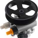 TUCAREST Power Steering Pump 96-5345 (For 1.8L 1794cc w/1ZZ-FE Eng.) Fit For 2003-2008 To-yota Corolla, Matrix /2003-2008 Po-ntiac Vibe [OE# 21-5345 PSP1075 88970127 4431002101 990-0639 55-5588]