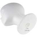 SHANY Styrofoam Model Heads ,Hat Wig Foam Mannequin Female Wig Head Stand ,Mannequin Head for wigs , Wig Holder - Round Base , 10.5 Tall with 20 1/2 Inches Circumference Female Mannequin Head -1 Piece