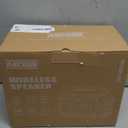 Speakers Bluetooth Wireless: 80W(Peak) Loud Speaker with Bass, 20H Playtime, IPX6 Waterproof, Large Jobsite Speakers for Work, Outdoor, Workshop, Garage, Portable Speaker with TWS (Black)