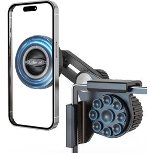 for Tesla Magsafe Phone Mount, Strong Suction Power and No Glue Required for Screen, Magnetic Power Adjustable Tesla Phone Holder for Model Y/3, Model Y Accessories 2026 fit All Phones