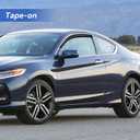 Window Visors Rain Guards Shield for 2013-2017 Honda Accord Coupe, Out-Channel Window Vent Wind Deflectors Visors Shades for 13-17 Accord