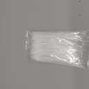 Small Zip Ties,White Zip Ties 4X150MM 100PCS, Nylon Cable Ties Self Locking Tie Straps, Heavy Duty clear zip(White 100PCS 3X200MM)