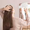 Panasonic nanoe Compact Hair Dryer with Oscillating Quick Dry Nozzle for Healthier-Looking Hair, Folding Blow Dryer for Travel and Home, 3 Airflow Hairdryer Settings - EH-NA2C-W (White)