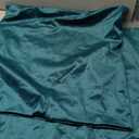 DEZENE Throw Pillow Covers 20x20 Teal: Pack of 2 Cozy Soft Velvet Square Modern Luxury Decorative Throw Pillow Cases for Sofa Couch Living Room Bed Home Decor