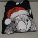 Joyful Armadillo Santa on Armadillo Christmas Long Sleeve T-Shirt, 2 XL