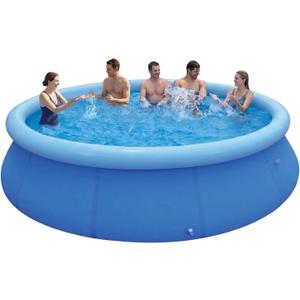 DIMAR GARDEN 15ft x 36in Inflatable Swimming Pool, Outdoor Above Ground Blow Up Pools