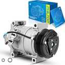 PHILTOP CO 28000C AC Compressor Compatible with 2002-2013 Silverado 2500 HD, Sierra 2500 HD, 2003-2013 Silverado 1500, 2000-2005 DeVille, Air Conditioning Compressor