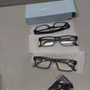 IBOANN Reading Glasses for Men Readers Mens Stylish Blue Light Blocking Computer Eyeglasses, + 1.00