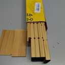 SpaceAid Bamboo Drawer Dividers with Inserts and Labels, Kitchen Adjustable Drawer Organizers, Expandable Organization for Home, Office, Dressers, 4 Dividers with 9 Inserts (17"-22" Natural)