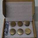 Goo-Ki 6 Pack Champagne Bronze Kitchen Cabinet Knobs  Minimalist Round Design for Cabinets and Dressers 1-1/8 Inches Diameter - Amazon.com