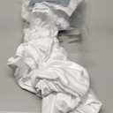 10x10ft Wrinkle Free White Backdrop Curtain for Parties Soft Fabric Drapes Wedding White Curtain Backdrop for Birthday Party Decorations Background for Photography 5x10ft, 2 Panels