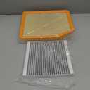 Cabin and Engine Air Filter Fits for 2019-2025 Chevrolet Silverado 1500, Tahoe, Suburban, Sierra 1500, Yukon, Yukon XL, Escalade, Fits 13356916, 84121219, CF11966, CA12404