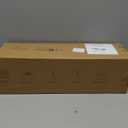 2 Pack DELAMU Under Desk Cable Management Tray, Large Metal Cord Organizer, Office & Home Cord Wire Management Under Desk Shelf, Easy Install Pre-drilled Cable Organizer, Black