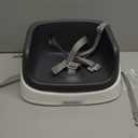 Ingenuity SmartClean Toddler Booster Seat for Kitchen Chair  Lightweight for on-the-go, Easy-Clean, 3-Point Harness Strap  Booster Seat for Dining Table, Slate