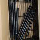 Amazon Basics 3-Shelf Adjustable Heavy Duty Steel Wire Rack Storage Shelving Organizer for Kitchen, Garage, 23.2" L x 13.4" W x 30" H, Black