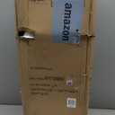 Alpine Corporation 28" Tall Indoor/Outdoor Candlelit Battery-Operated Lantern with Flickering Warm White LED Lights, Large - White