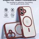 Faiono Magnetic for iPhone 17 Case [Full Camera Protection][Military-Grade Protection][Compatible with MagSafe] Shockproof Protective Slim Phone Case for iPhone 17, Claret