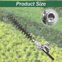Hedge Trimmer Attachment, 16 Inch Universal Design, 270 Rotation Capability Dual-Direction Structure, Compatible with Husqvarna, Troy-Belt, Remington Gasoline Trimmers