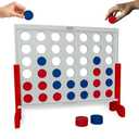 Bolaball Giant Wooden 4-in-a-Row Game – 3.2FT Jumbo Connect Game for Kids & Adults, Indoor & Outdoor Fun, Durable Design for Family Gatherings, BBQs, Parties & More
