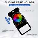 Be Kind Id Badge Holder with Lanyard,Retractable Badge Holders Reels,Breakaway Lanyards for ID Badges,Cute Fashion Key Chain Keychains,Badge Clips for School Office