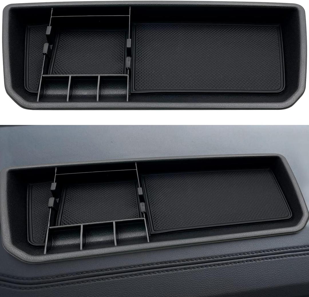 JOJOMARK for VW Atlas and Cross Sport Accessories Dashboard Organizer 2018 2019 2020 2021 2022 2023 Insert ABS Box Storage (Not fit for 2024)