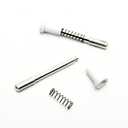 25 Pack - American Made Window Screen Clips  Aluminum Replacement Spring Plunger Pins, Frame Latch Lock Bolts, Pull Pin Fastener Parts, Secure Window Screens