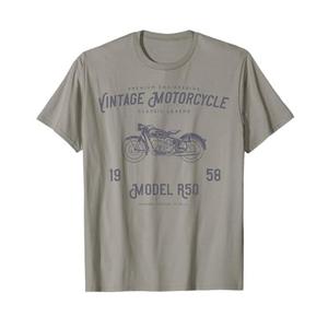 Retro Motorcycle T Shirt, Original Vintage Design T-Shirt, L