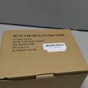 4-Pack Traditional Flameless Window Candles with Auto Timer (6H On/18H Off), Battery Operated LED Taper Candles with Classic Pewter Base for Christmas, Holiday & Welcoming Home Dcor