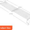 Hisencn Grill Warming Rack for Charbroil Performance 463448021 5 Burner, Replacement Part for Charbroil 463449021, 463451022 5-Burner Gas Grill, Warming Grates, Stainless Steel