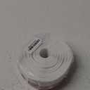 29.5 Ft x 2" Adhesive Door Draft Stopper Seal Strip, White Wide Waterproof Silicone Weather Stripping, Insulation Sealer for Gap on Barn, Garage Door, Glass Shower Door, Window Under Bottom, Top, Side