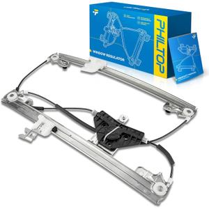 PHILTOP 752-980 Power Window Regulator with Motor Front Left Driver Side Replacement for Pathfinder 2013-2020