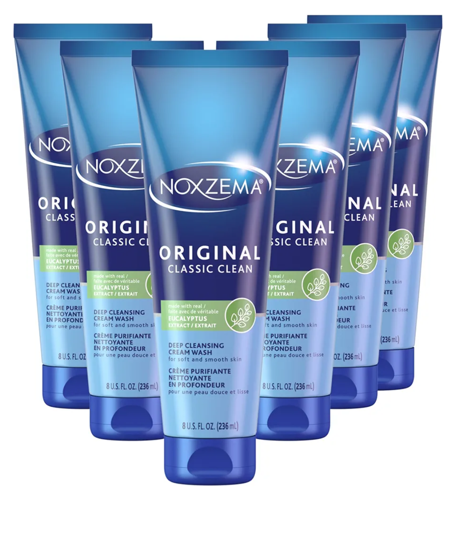 Noxzema Ultimate Clear Face Wash, Deep Pore Daily Cleanser, OilFree Formula Removes Dirt, Oil & Makeup for Clear, FreshLooking Skin, 6 oz (Pack of 6)