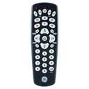GE Universal Remote Control for Samsung, Vizio, LG, Sony, Sharp, Roku, Apple TV, TCL, Panasonic, Smart TVs, Streaming Players, Blu-ray, DVD, 4-Device, Black, 34708 