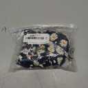 BAEJMJK Dog Dress Bowknot Harness Leash Set for Dogs Cats Daisy Floral Girl Dog Dresses Cute Puppy Princess Clothes Pet Doggy Outfits Spring Summer Breathable Dresses (Large, Navy Blue)