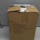 Amazon Basics Oscillating Ceramic Space Heater, Portable Indoor Heating Solution, With Overheat and Tip-Over Protection, Thermostat, 1500W, 7.52"D x 6.34"W x 9.45"H, Black