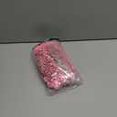 Geyoga 4 Pieces Mesh Crochet Hair Net Rayon Knit Snood Hat Thick Short Women Hairnet Snoods Cover Ornament for Sleeping (Pink)