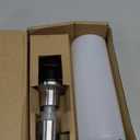 Sink Soap Dispenser Brushed Nickel, Soap Dispenser for Kitchen Sink Stainless Steel Refill from The Top Built in Sink Soap Dispensers with 13 OZ Soap Bottle