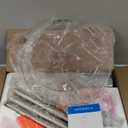 Floor Lamp for Living Room,Adjustable Height Standing Lamp,Dimmable Modern Floor Lamps for Bedroom Office Tall Floor Lights with Pull Chain Bulb Included-Silver Gray Shade