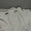 Blackout Curtains Room Darkening Thermal Insulated Drapes Solid Window Treatment Set Grommet Top Light Blocking Curtain for Living Room Bedroom (1 Panel, W52 x L108 Inch, Beige Cream)