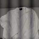 J.VER Men's Dress Shirts Solid Long Sleeve Stretch Wrinkle-Free Formal Shirt Business Casual Button Down Shirts (White,Medium)
