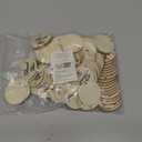100-Pack Thank You Wood Tags with Twine for Wedding and Baby Shower Themed Party Favors, 1.5 Inches