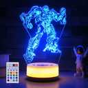 SHINECLOUD Robot Night Light Atmosphere LED Table Light Creative Visual Lamp as Gifts for Kids or Adults, Dcor Light for Kids Room/Living Room,Birthday Gift for Boys and Girls (Multicolor Robot)
