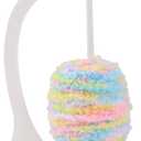 Magnetic Yarn Holder Spinner for Crocheting and Knitting  Durable Molded Plastic Yarn Organizer for Crochet Supplies and Yarn Storage, Smooth Rotation BaseCream White