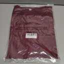 Women's V-Neck Scrub Top with 3 Pockets  Comfortable, Durable, Stretch Medical Uniform (Red, XXL)