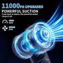 Handheld Car Vacuum Portable Cordless,18000PA High Power Vacuum Cleaner with Brushless Motor,7 in 1 Mini Hand Held Vacuum Rechargeable AirDuster/Blower for Car,Home,Office,Pet