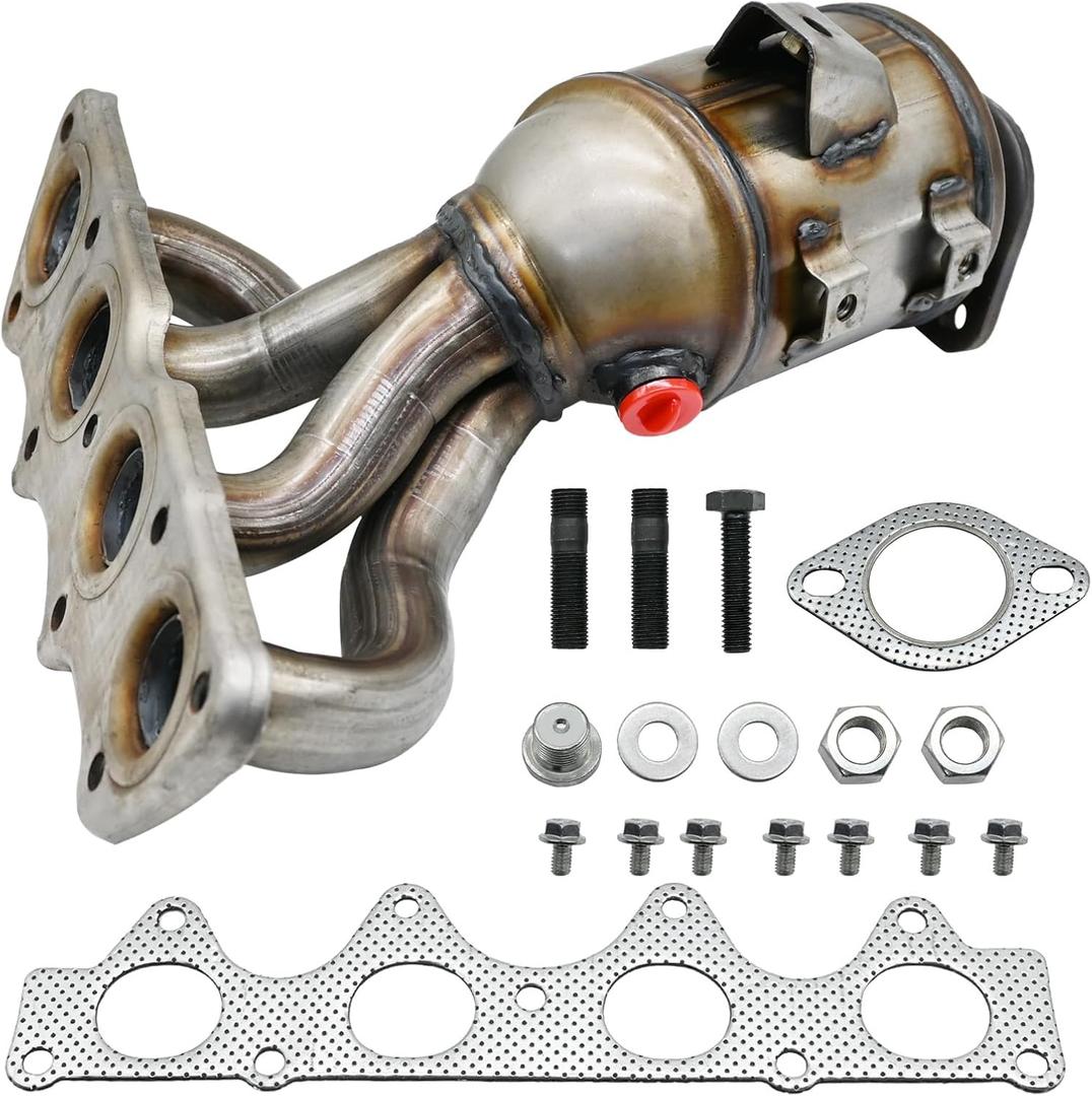 Exhaust Manifold Catalytic Converter Kit Direct-Fit Hyundai Accent Veloster Kia Soul Rio 2012-2017# 674-891