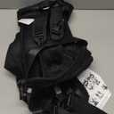 PetBonus Pet Front Dog Carrier Backpacks, Adjustable Pet Backpack, Legs Out Easy-fit Puppy Chest Carrier for Medium Small Dogs, Hands Free for Hiking, Cycling (Black, M)